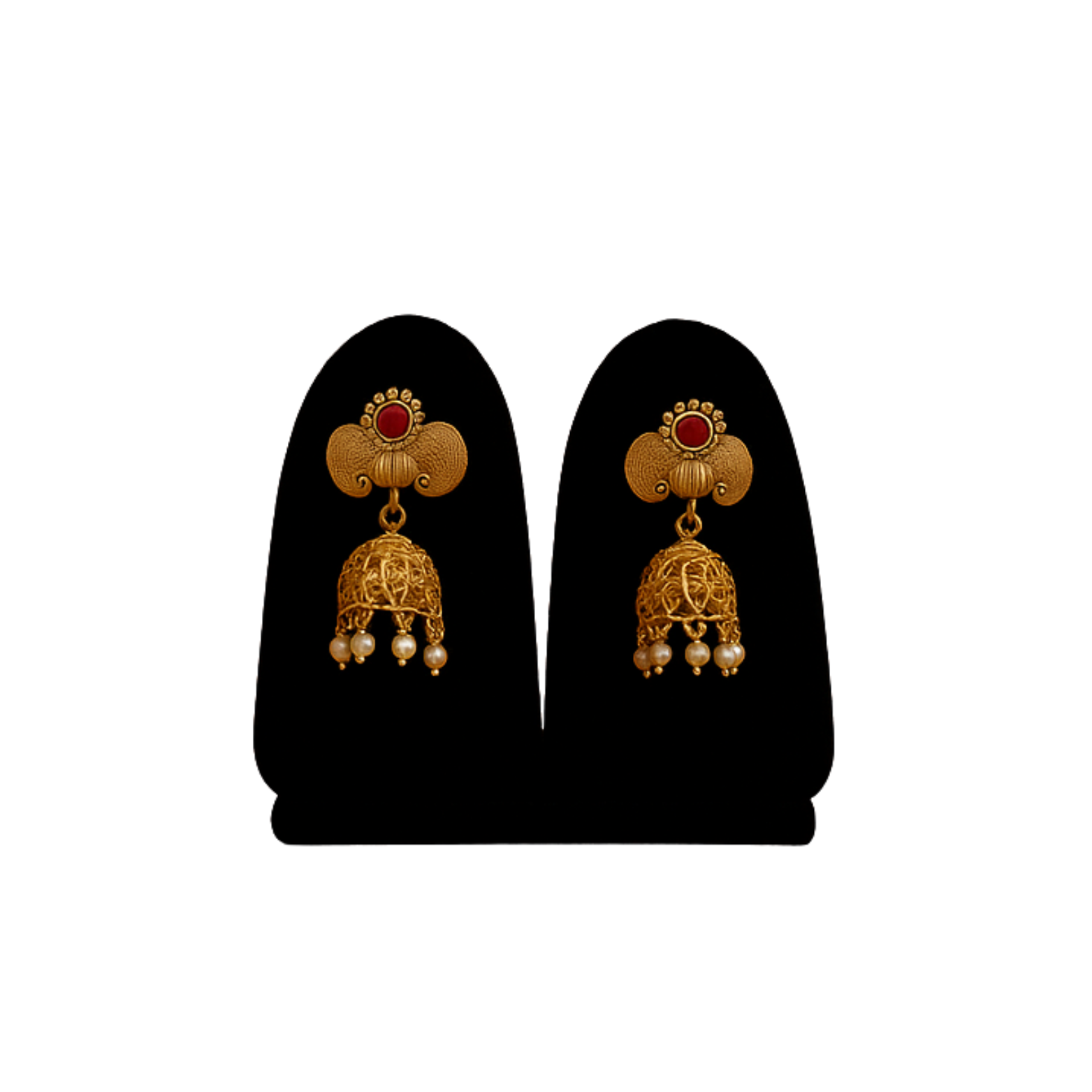 Royal Traditions Gold-Plated Necklace Set for Women with Earrings